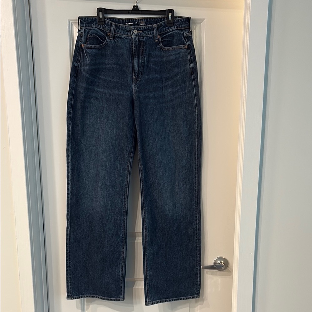 Curvy Wide Leg Jeans- Extra High Rise - 14 tall